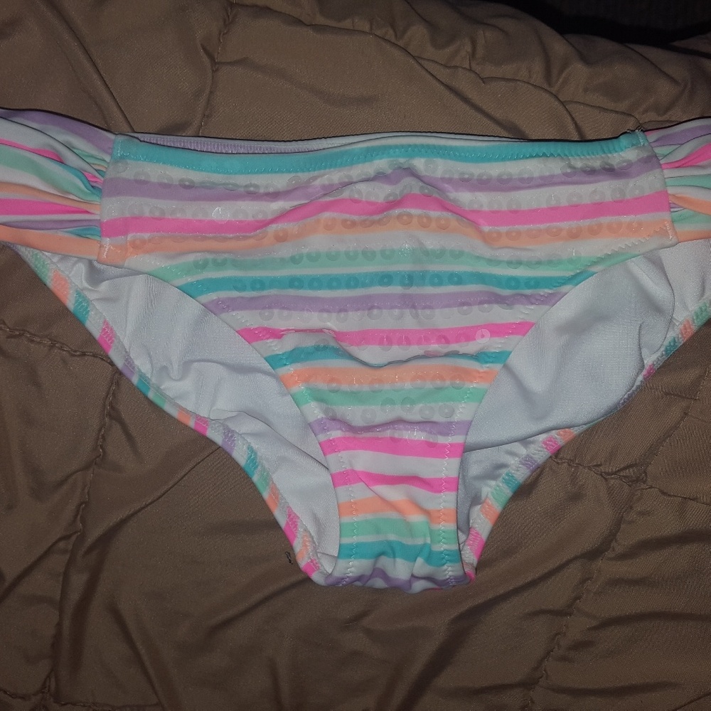 Victoria's Secret rainbow sequins Bikini bottom M